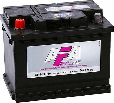 AFA Plus HS 60R 60 А/ч, 540 А (EN), обратная полярность (242x175x175)