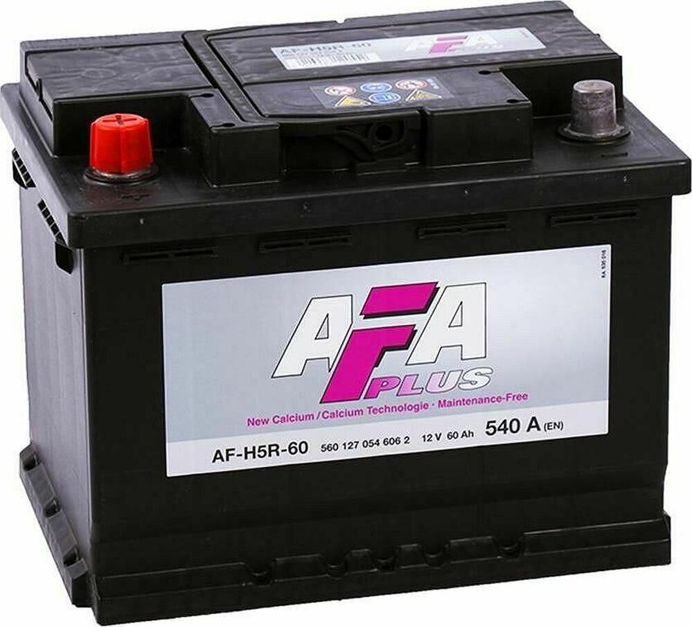 AFA Plus HS 60R 60 А/ч, 540 А (EN), обратная полярность (242x175x175)