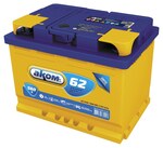 АКОМ Standart 6CT-62.0 LA 62 А/ч 560 А (EN), обратная полярность, корпус L2, 242×175×190 мм