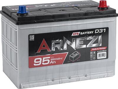 Arnezi EFB Start-stop 95 А/ч обратная конус азия (306x176x225)