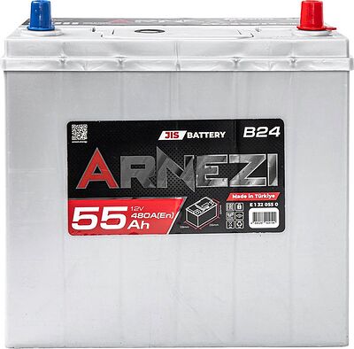 Arnezi JIS SMF E1320550 55 А/ч 480 А (EN), обратная полярность, 236×128×225 мм, B24