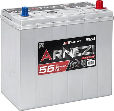 Arnezi JIS SMF E1320550 55 А/ч 480 А (EN), обратная полярность, 236×128×225 мм, B24