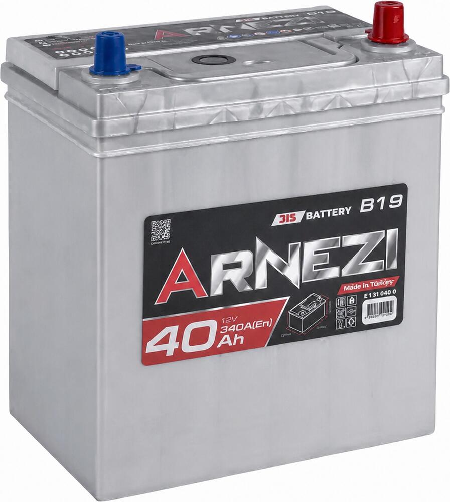 Arnezi JIS SMF E1310400 40 А/ч 340 А (EN), обратная полярность, 197×128×225 мм, NS40