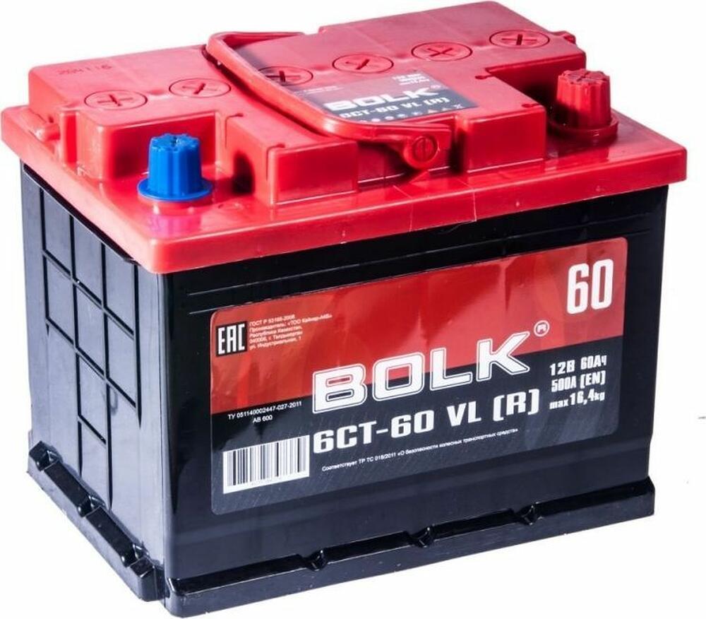 BOLK Standart AB550 55 А/ч 450 А (EN), обратная полярность (242x175x190)