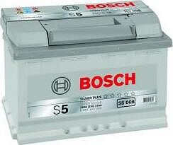 Bosch S5 77 А/ч обратная конус стандарт (278x175x190)