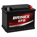 Brinex EFB 075 111 K01 BR 75 А/ч 720 А (EN), прямая полярность, корпус L3, 278×175×190 мм