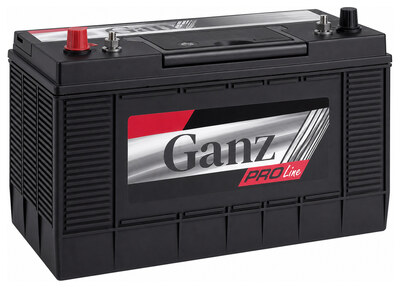 GANZ PRO-Line DIN G1232303 230 А·ч 1300 А (EN), прямая полярность, 518x274x237 мм