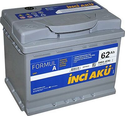 Inci Yuasa Inci FormulA 62 А/ч прямая конус стандарт (242x175x190)