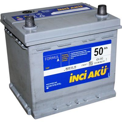 Inci Yuasa Inci FormulA 50 А/ч обратная конус азия (207x175x190)