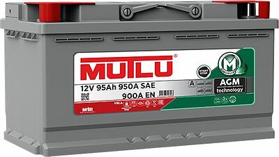 Mutlu AGM 95 А/ч обратная конус стандарт (353x175x190)