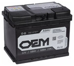 OEM AGM 60 А/ч обратная (242x175x190)