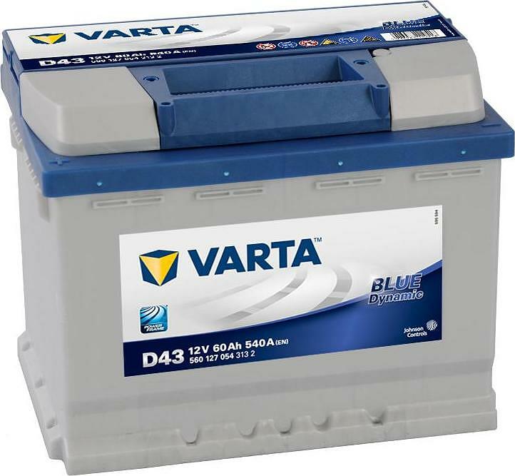 Varta Blue Dynamic 560127054 60 А·ч 540 А (EN), прямая полярность, 242×175×190 мм
