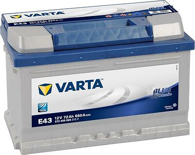 Varta BLUE dynamic 72 А/ч обратная конус стандарт (278x175x175)