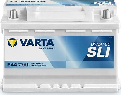 Varta Dynamic SLI E44 77 А/ч 780 А (EN), обратная полярность, 278×175×190 мм, ETN 577400078