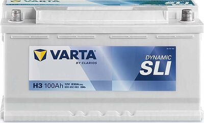 Varta Dynamic SLI H3 100 А/ч 830 А (EN), обратная полярность, 353×175×190 мм, ETN 600402083