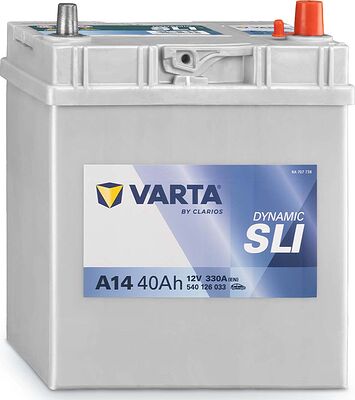 Varta Dynamic SLI A14 40 А/ч 330 А (EN), обратная полярность, 187×127×227 мм, ETN 540126033