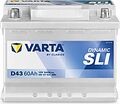 Varta Dynamic SLI D43 60 А/ч 540 А (EN), прямая полярность, 242×175×190 мм, ETN 560127054
