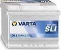 Varta Dynamic SLI D43 60 А/ч 540 А (EN), прямая полярность, 242×175×190 мм, ETN 560127054