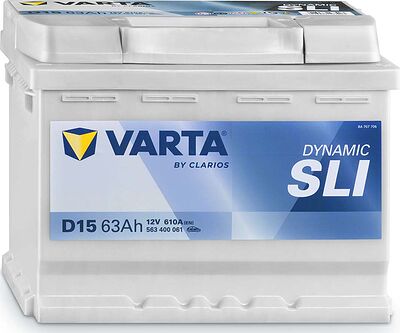 Varta Silver Dynamic 63 А/ч обратная конус стандарт (242x175x190)