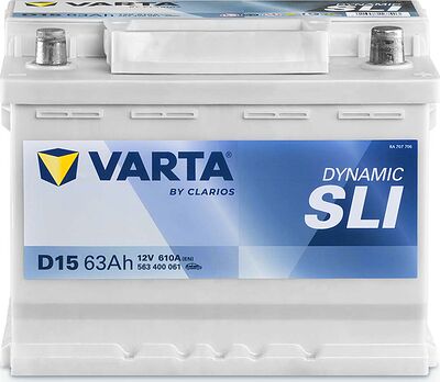Varta Silver Dynamic 63 А/ч обратная конус стандарт (242x175x190)