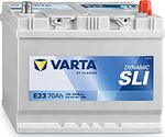 Varta Dynamic SLI E23 70 А/ч 630 А (EN), обратная полярность, 261×175×220 мм, ETN 570412063