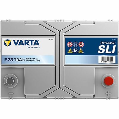 Varta Dynamic SLI E23 70 А/ч 630 А (EN), обратная полярность, 261×175×220 мм, ETN 570412063