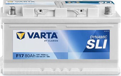 Varta Dynamic SLI F17 80 А/ч 740 А (EN), обратная полярность, 315×175×175 мм, ETN 580406074