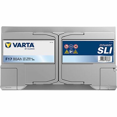 Varta Dynamic SLI F17 80 А/ч 740 А (EN), обратная полярность, 315×175×175 мм, ETN 580406074