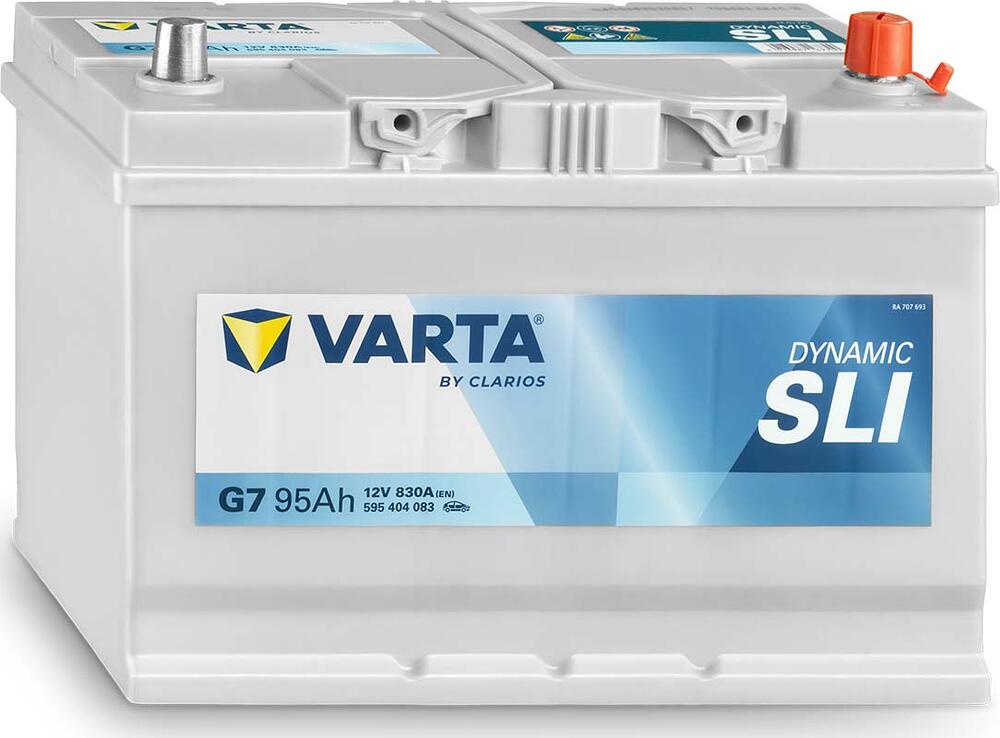 Varta Dynamic SLI G7 95 А/ч 830 А (EN), обратная полярность, 306×173×225 мм, ETN 595404083