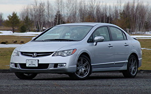 Размер колёс на Acura CSX 2009 Подбор шин на Acura CSX 2009