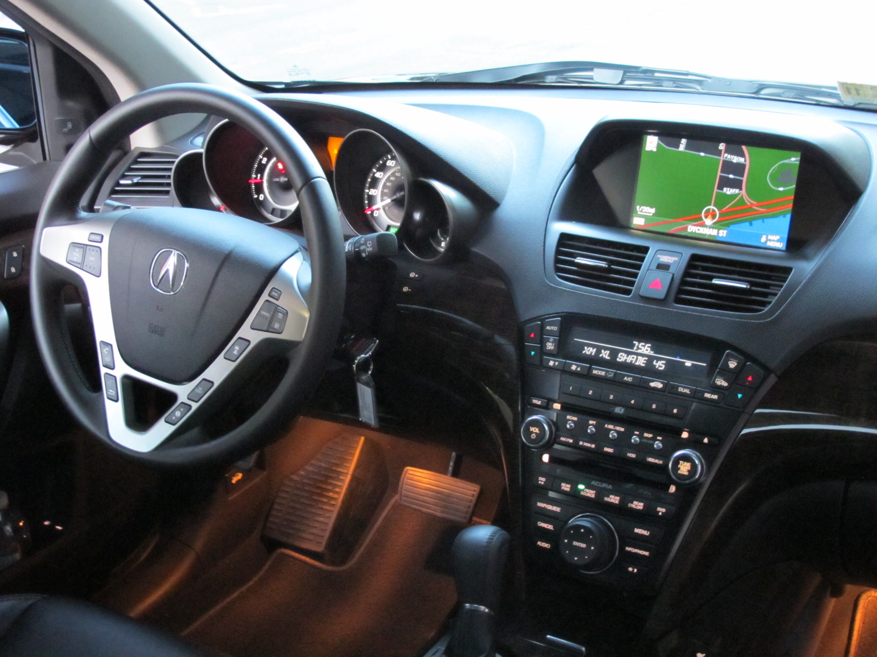 Размер колёс на Acura MDX 2011 Подбор шин на Acura MDX 2011