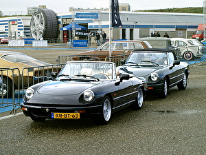 Размер колёс на Alfa Romeo Spider 1990 Подбор шин на Alfa Romeo Spider 1990