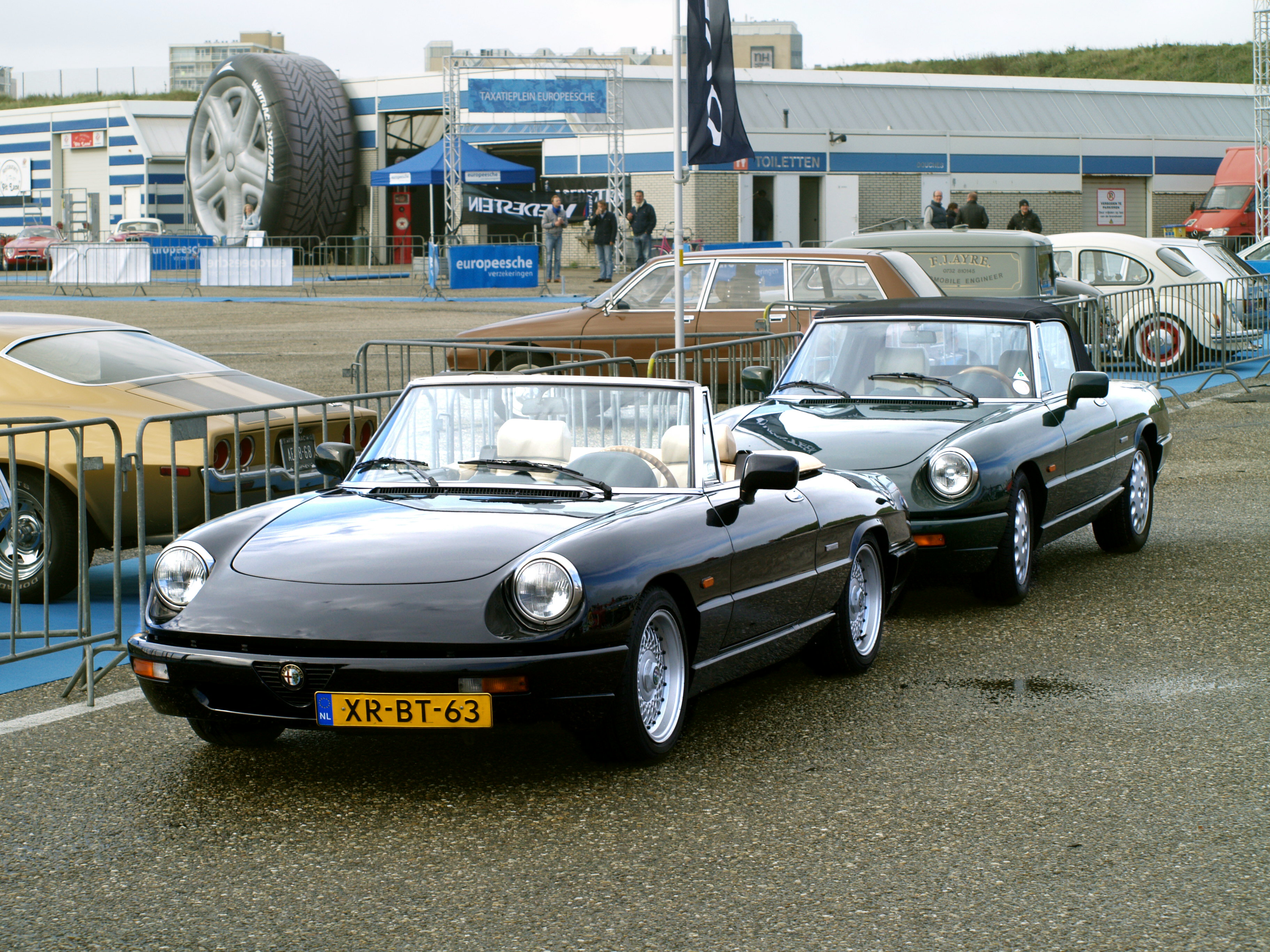 Размер колёс на Alfa Romeo Spider 1990 Подбор шин на Alfa Romeo Spider 1990