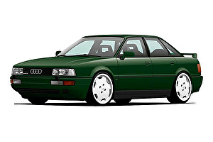 Размер колёс на Audi 90 1989 Подбор шин на Audi 90 1989