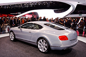 Размер колёс на Bentley Continental 2011 Подбор шин на Bentley Continental 2011