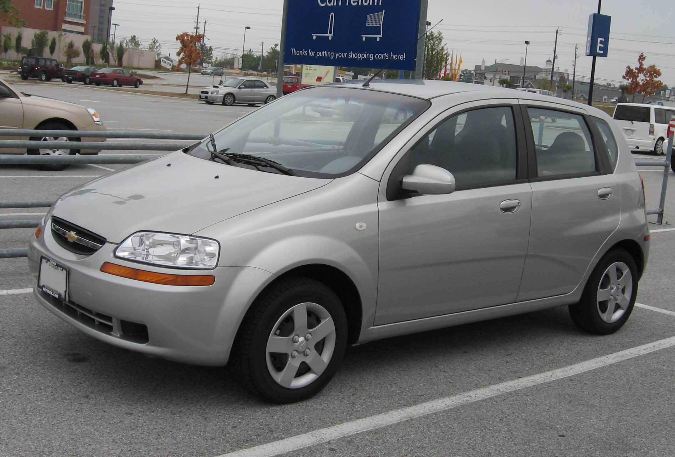 Размер колёс на Chevrolet Aveo 2007 Подбор шин на Chevrolet Aveo 2007