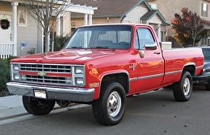 Размер колёс на Chevrolet C20 1982 Подбор шин на Chevrolet C20 1982