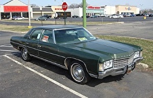 Размер колёс на Chevrolet Caprice 1973 Подбор шин на Chevrolet Caprice 1973