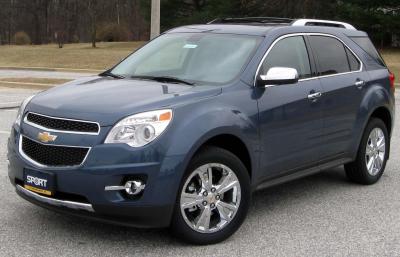 Подбор шин на Chevrolet Equinox 2008