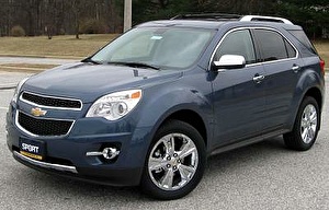 Размер колёс на Chevrolet Equinox 2014 Подбор шин на Chevrolet Equinox 2014