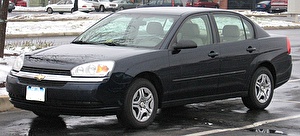 Размер колёс на Chevrolet Malibu 2005 Подбор шин на Chevrolet Malibu 2005