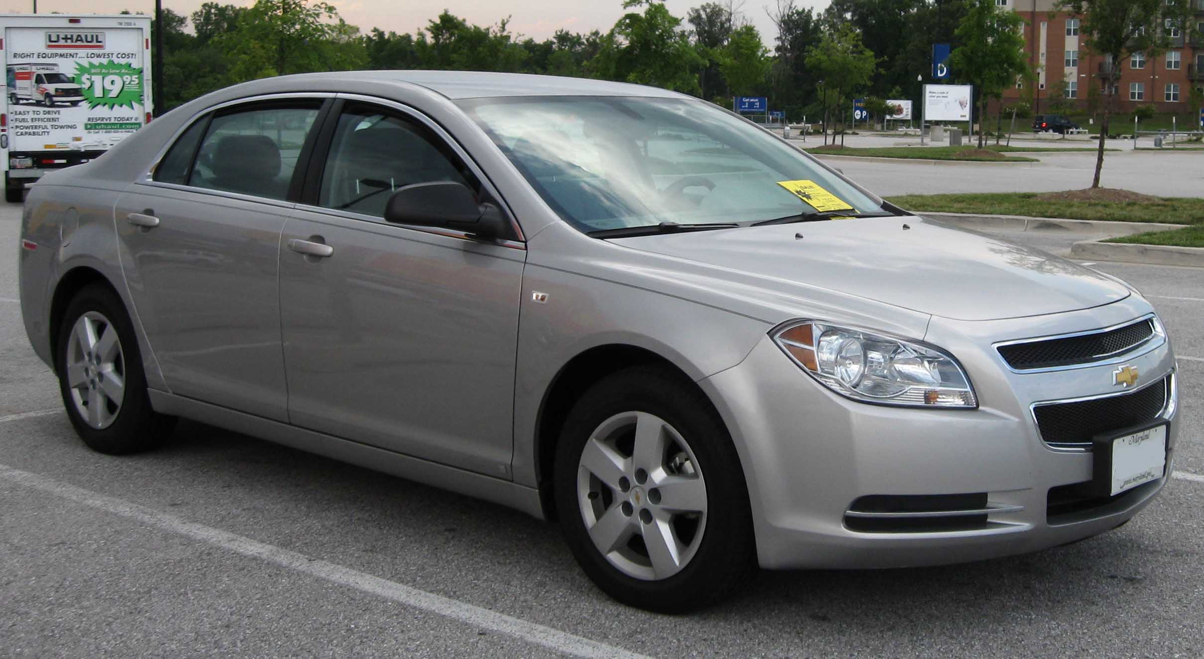 Размер колёс на Chevrolet Malibu 2008 Подбор шин на Chevrolet Malibu 2008