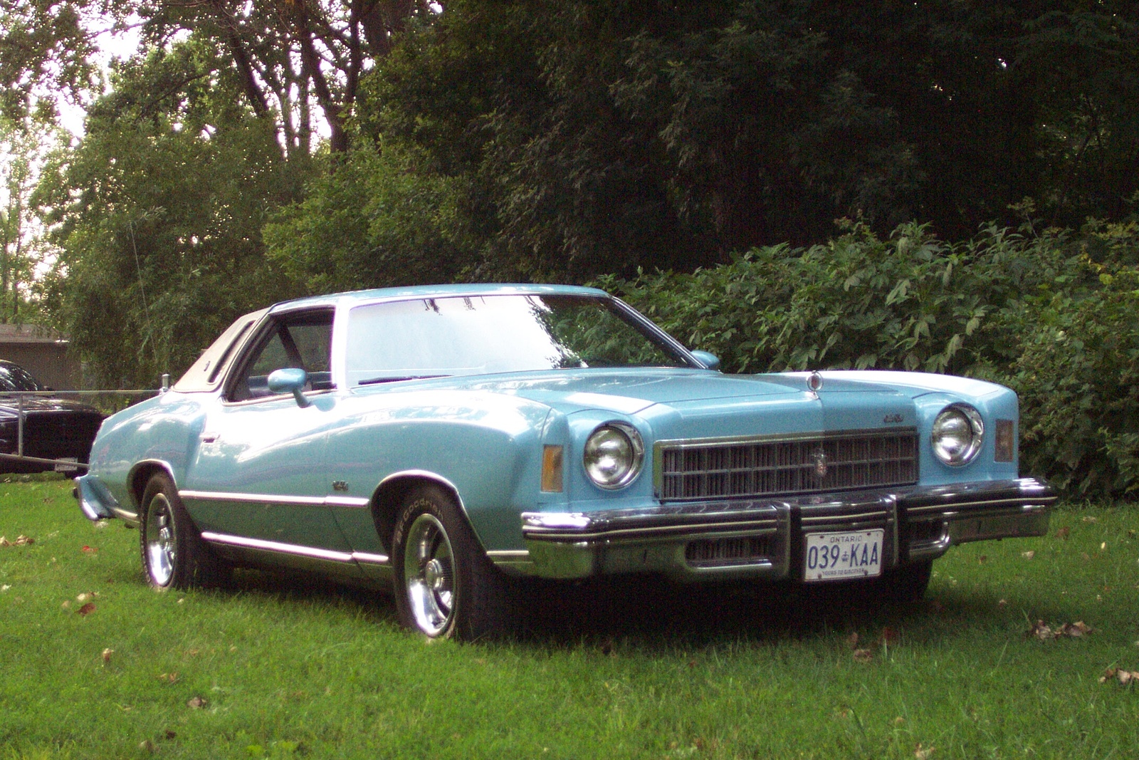 Размер колёс на Chevrolet Monte Carlo 1975 Подбор шин на Chevrolet Monte Carlo 1975