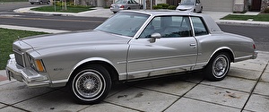 Размер колёс на Chevrolet Monte Carlo 1978 Подбор шин на Chevrolet Monte Carlo 1978