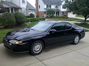 Размер колёс на Chevrolet Monte Carlo 2002 Подбор шин на Chevrolet Monte Carlo 2002