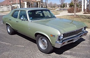 Размер колёс на Chevrolet Nova 1969 Подбор шин на Chevrolet Nova 1969