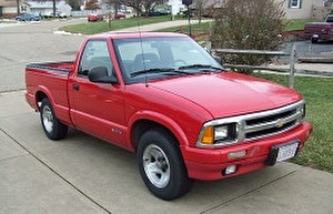 Размер колёс на Chevrolet S10 1996 Подбор шин на Chevrolet S10 1996
