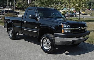 Размер колёс на Chevrolet Silverado 2500 HD 2004 Подбор шин на Chevrolet Silverado 2500 HD 2004