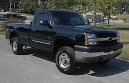 Размер колёс на Chevrolet Silverado 2500 HD 2006 Подбор шин на Chevrolet Silverado 2500 HD 2006