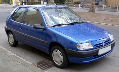 Размер колёс на Citroen Saxo 1996 Подбор шин на Citroen Saxo 1996